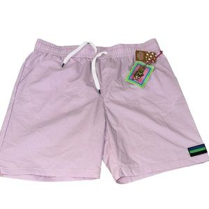 Houston‎ White men’s lavender drawstring shorts size large NWT
